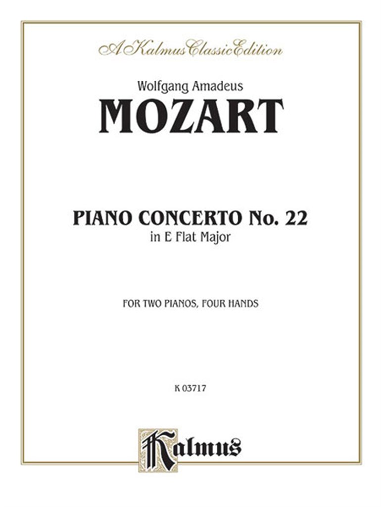 Piano Concerto No. 22 in E-Flat, K. 482